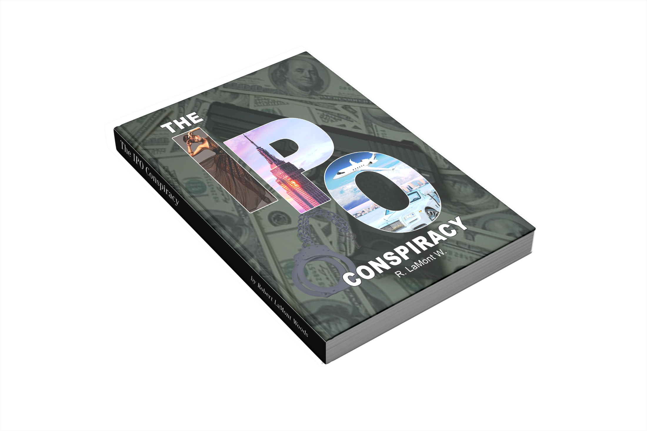 Website Page Bookcover Mock-up for The IPO Conspiracy